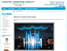 Tablet Screenshot of coastalfountain.com